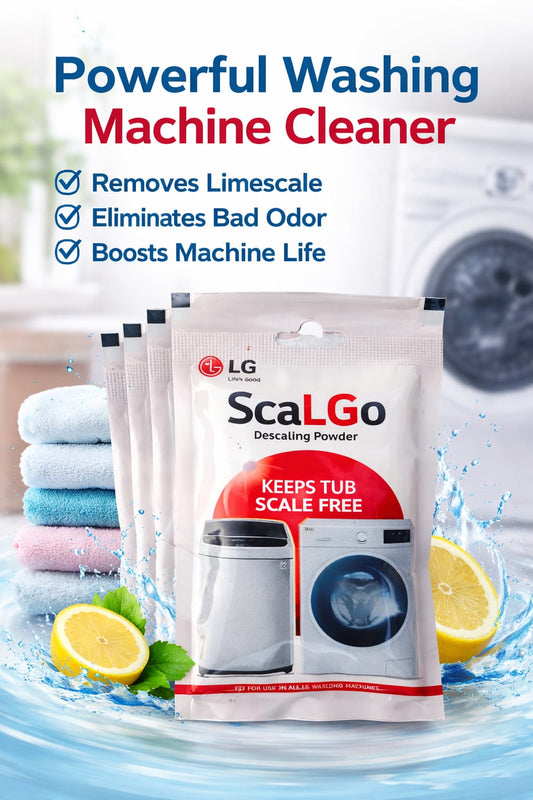 LG Scale GO Washing Machine Cleaner & Tub Clean Powder (4-Pack)